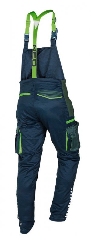 Ogrodniczki robocze PREMIUM, 62% bawełna, 35% poliester, 3% elastan, rozmiar XXXL