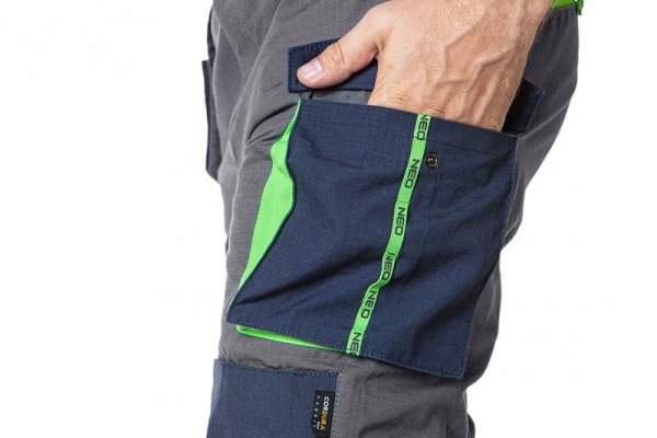 Spodnie robocze PREMIUM, 100% bawełna, ripstop, rozmiar XXXL