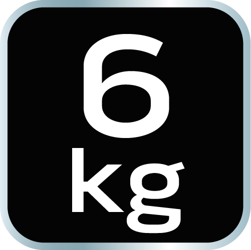 Młotek ślusarski 6 kg, trzonek z włókna szklanego