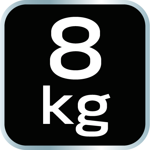 Młotek ślusarski 8 kg, trzonek z włókna szklanego