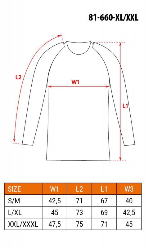 Koszulka termoaktywna, rozmiar XXL/XXXL