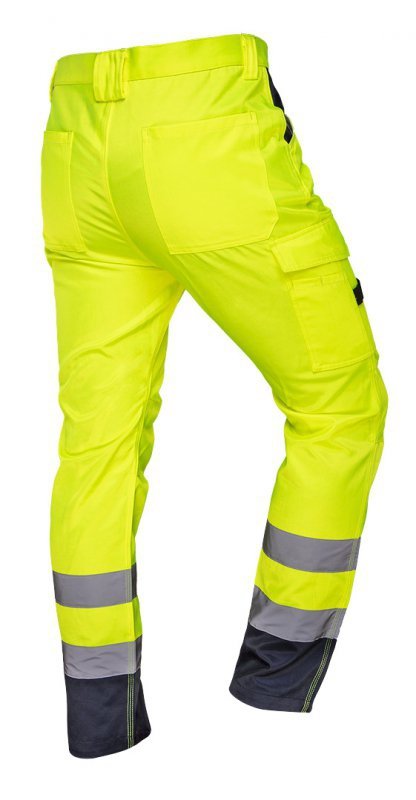 Spodnie ostrzegawcze 40% poliester, 60% bawełna, 260 gsm, rozmiar XL