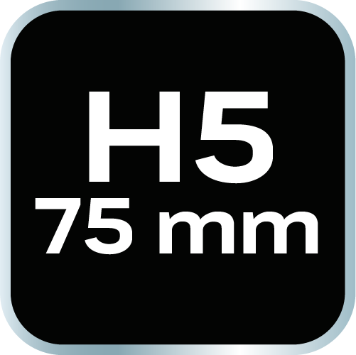 Końcówka HEX 5 x 75 mm, S2 x 2 szt.