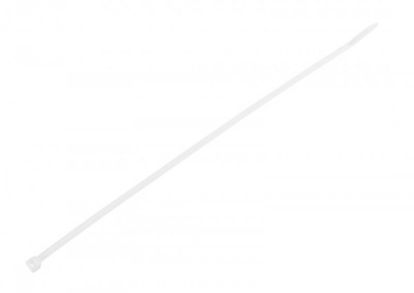 Opaski zaciskowe 3.6 x 300 mm, 100 szt., białe