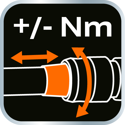 Klucz dynamometryczny dwukierunkowy 1/2&quot;, 40 - 220 Nm