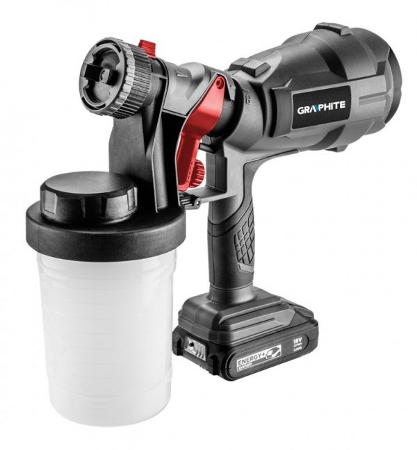 Pistolet natryskowy HVLP Energy+ 18V, Li-Ion, bez akumulatora