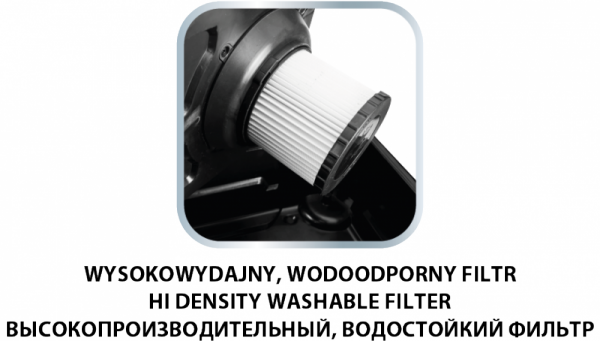 Odkurzacz warsztatowy Energy+ 18V, Li-Ion, 10 L, bez akumulatora