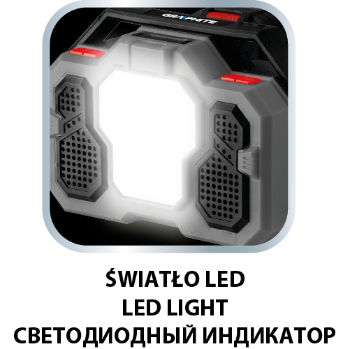 Radio akumulatorowo-sieciowe Energy+ 18V, Li-lon, bez akumulatora
