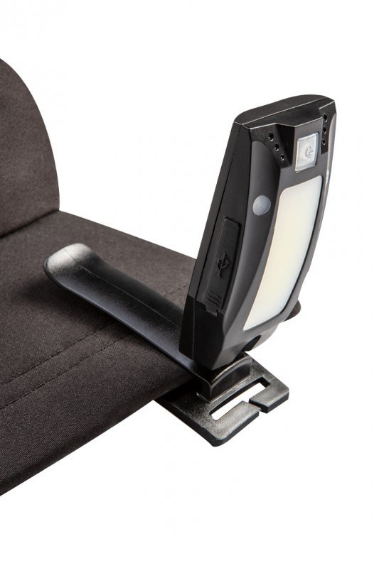 Latarka czołowa akumulatorowa USB 180 lm COB LED + czujnik ruchu