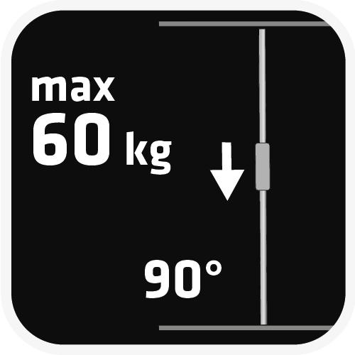 Podpora teleskopowa 75-125 cm