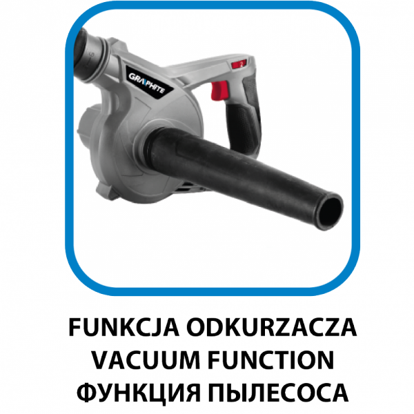 Mała dmuchawa ogrodowo-warsztatowa Energy+ 18V bez akumulatora