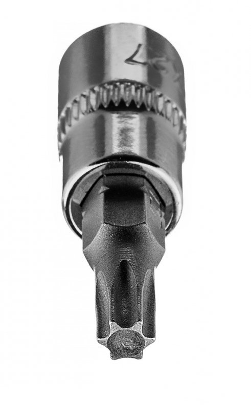 Końcówka TORX TX27 na nasadce 1/4&quot;, krótka, 37 mm