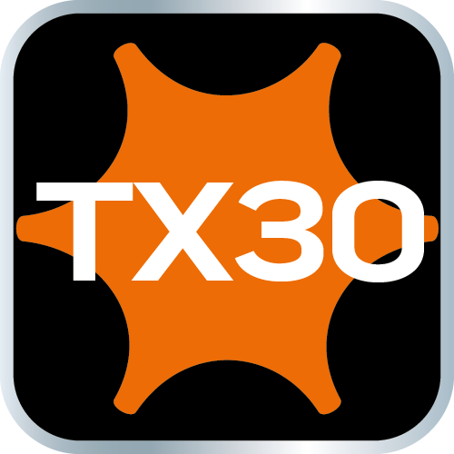 Końcówka TORX TX30 na nasadce 1/4&quot;, krótka, 37 mm