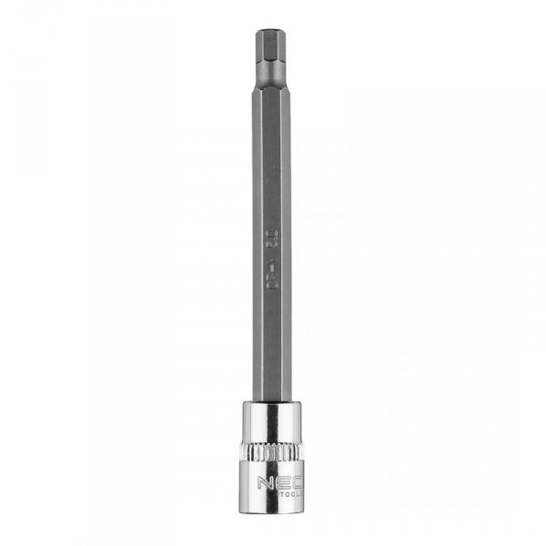 Końcówka sześciokątna H5 na nasadce 1/4&quot;, długa, 87 mm