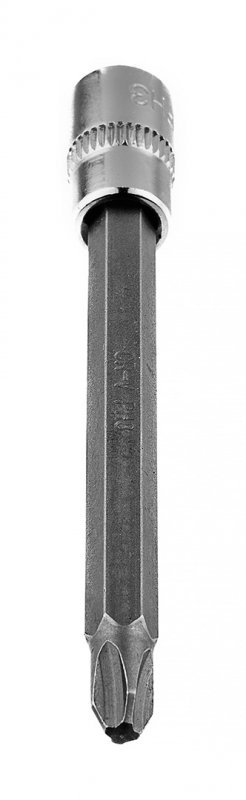 Końcówka wkrętakowa PH3 na nasadce 1/4&quot;, długa, 87 mm