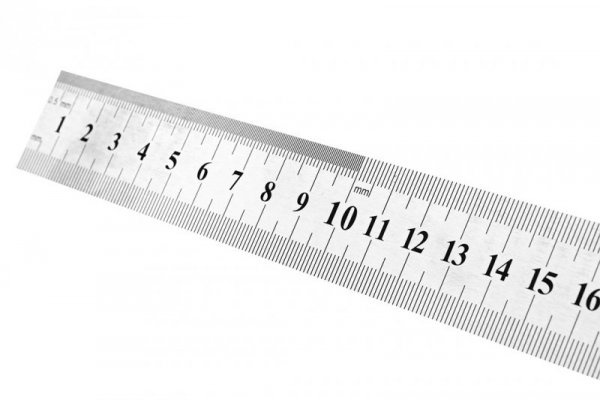Przymiar liniowy 100 cm, stal nierdzewna