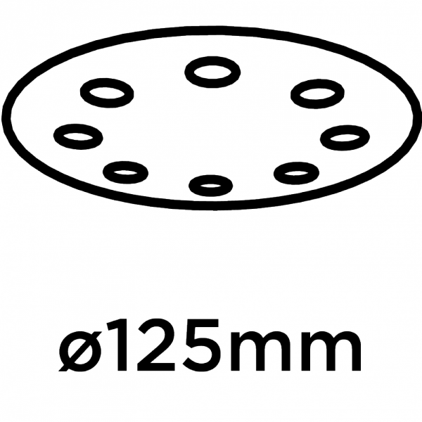 Szlifierka mimośrodowa 300W, stopa 125 mm