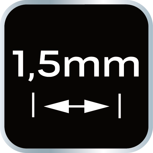 Krzyżyki dystansowe 1.5 mm, 200 szt.