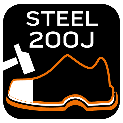 Trzewiki skórzane S1 SRC, stalowy podnosek, rozmiar 43