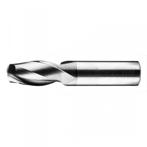 Frez węglikowy Baildon DIN 6527 L FWP2L 18 mm, VHM TiAlN, Z2, 92-26 mm