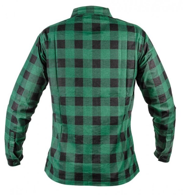Koszula flanelowa, zielona, rozmiar XXXL