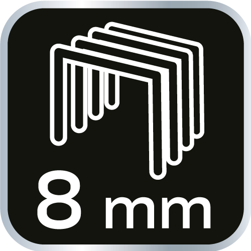 Zszywki typ J, 8 mm, 2000 szt.