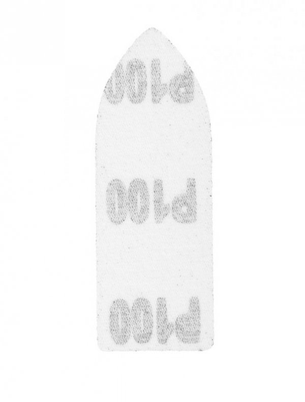 Papier ścierny na rzep delta 32 x 92 mm, K60, K100, K180, zestaw 15 szt.