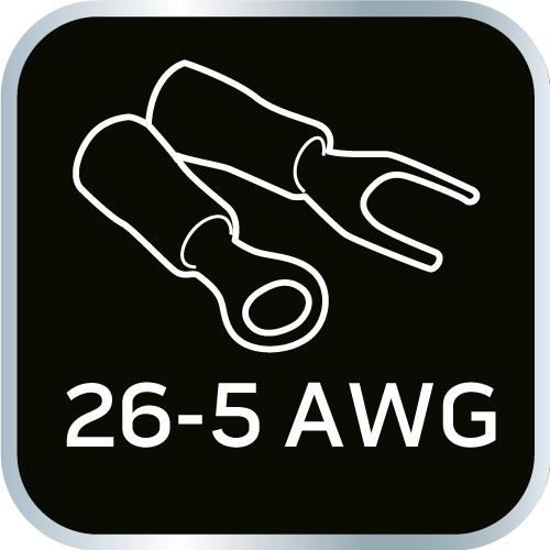 Szczypce do zaciskania końcówek tulejkowych CRV 230mm, samonastawne 0.08 -16 mm2, AWG 26-5