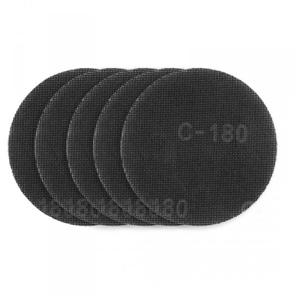 Siatka ścierna do gipsu na rzep 180 mm, K180, 5szt do szlifierki 59G263