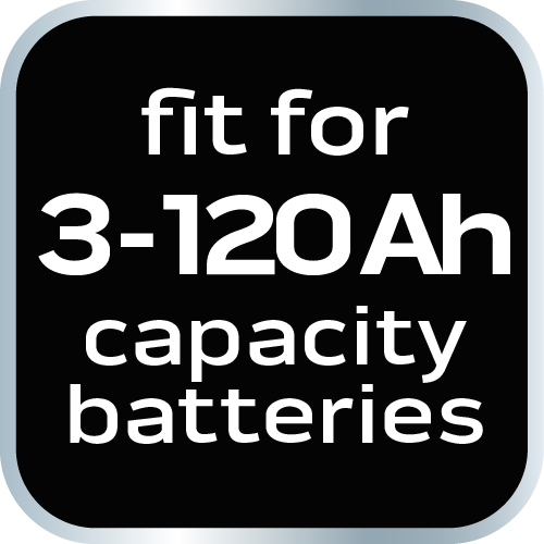 Prostownik automatyczny 6A/100W, 3-150Ah, do akumulatorów kwasowych / AGM / GEL