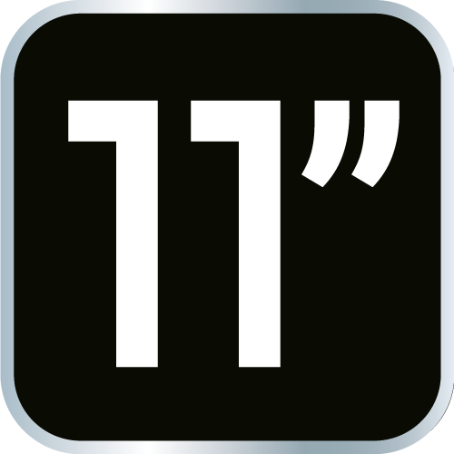 Rękawice robocze, poliester pokryty lateksem (2 warstwy), 3141X, rozmiar 11