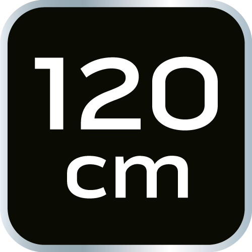 Sznurowadła do butów roboczych 120cm, czarne