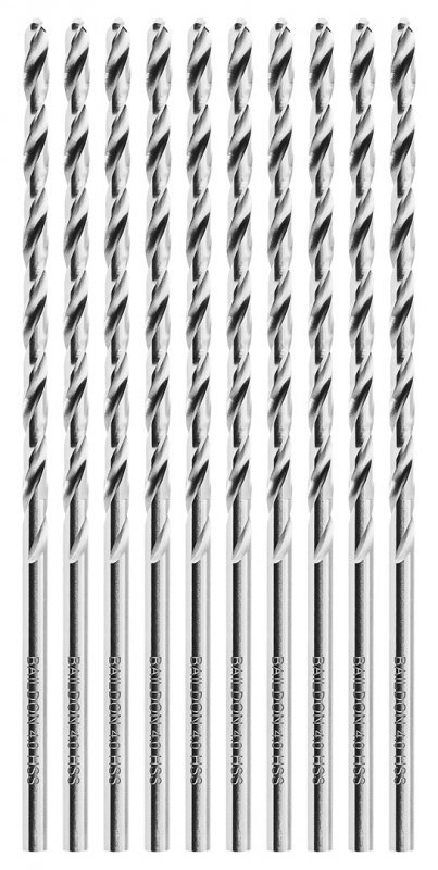Wiertła do metalu Baildon BASIC DIN 340 RN NWKb 4 mm, HSS (S), 119-78 mm, wielokrotność 10
