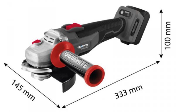 Szlifierka kątowa 125mm bezszczotkowa Energy+ 0-9200/min-1, bez akumulatora