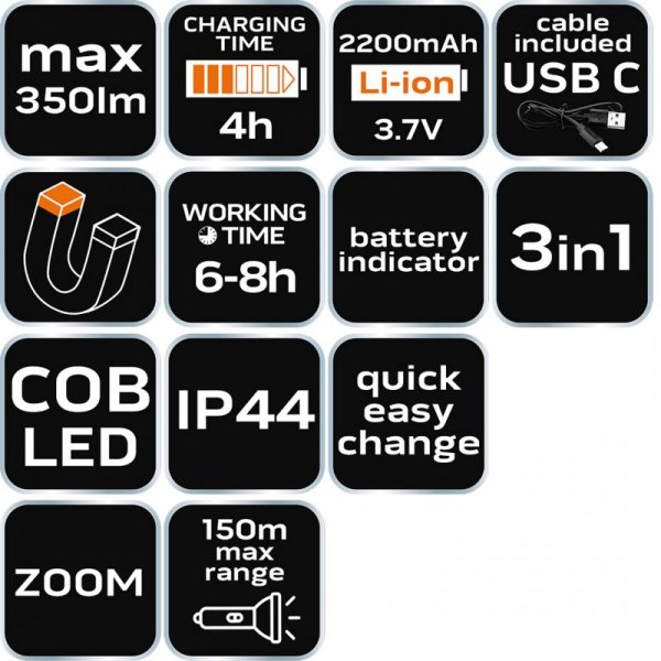 Lampa 3 w 1