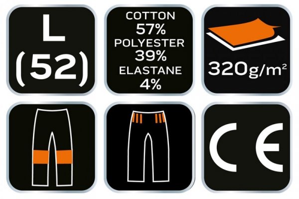 Spodnie dresowe COMFORT, szaro-czarne, rozmiar L