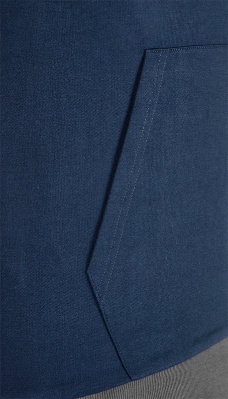 Bluza rozpinana z kapturem COMFORT, granatowa, rozmiar XL
