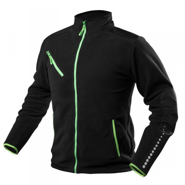 Polar roboczy PREMIUM, czarny, wzmocnienia z Cordury, rozmiar M