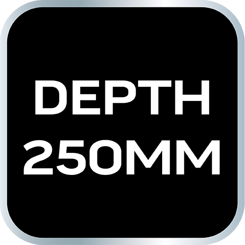 Lejek uniwersalny 125mm, z uchwytem montażowym