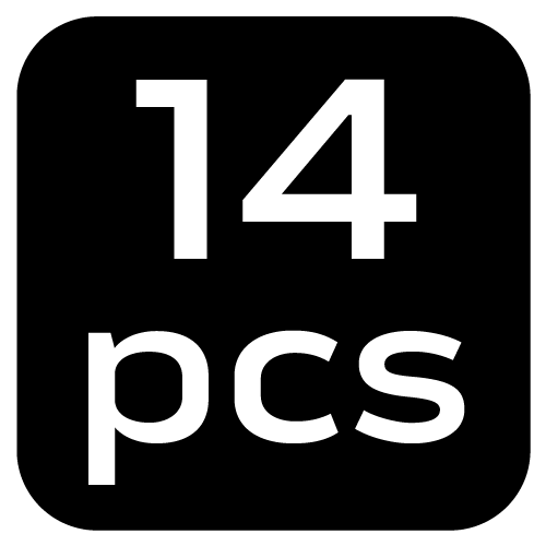 Noże precyzyjne 14 szt.
