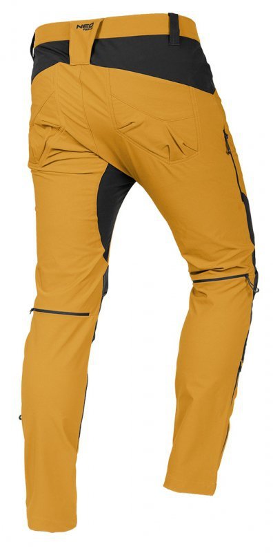 Spodnie robocze OUTDOOR, 4 way stretch, musztardowe, rozmiar XL
