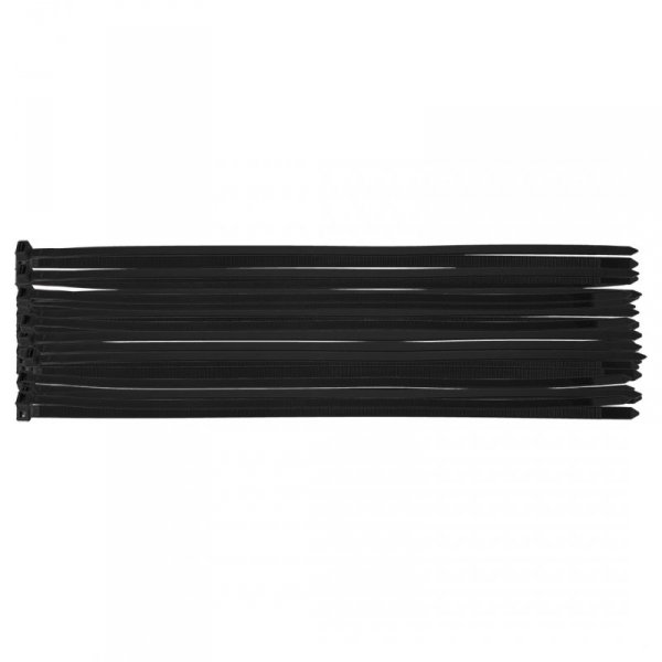 Opaski zaciskowe EXTREME 7.6 × 300 mm, czarne, 50 szt.