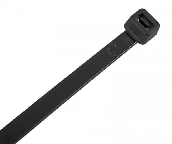 Opaski zaciskowe EXTREME 9.0 × 550 mm, czarne, 50 szt.