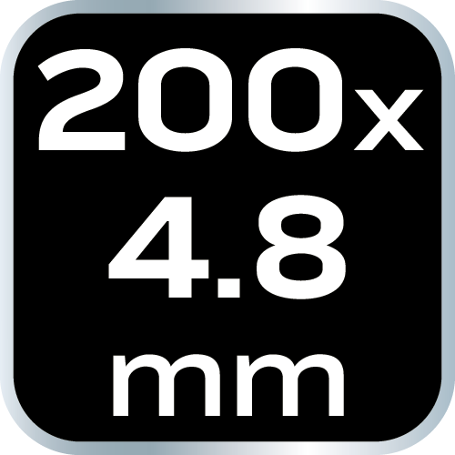 Opaski zaciskowe EXTREME 4.8 × 200 mm, białe, 20 szt.