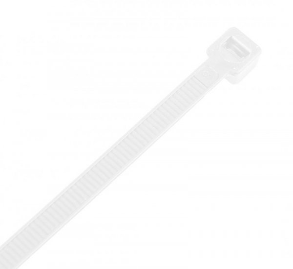 Opaski zaciskowe EXTREME 4.8 × 300 mm, białe, 100 szt.