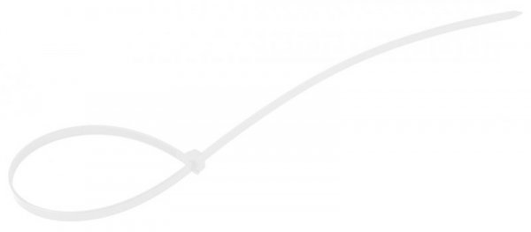 Opaski zaciskowe EXTREME 9.0 × 650 mm, białe, 50 szt.