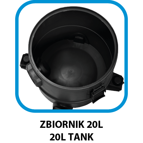 Odkurzacz 1200W, 20l