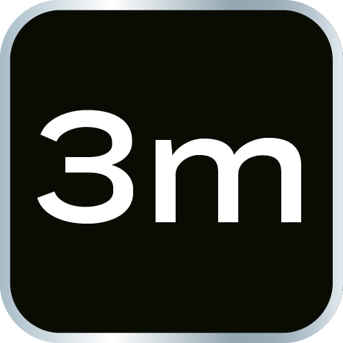 Przedłużacz listwowy 3m, 3x1.5mm2, 3G, biały, ON/OFF
