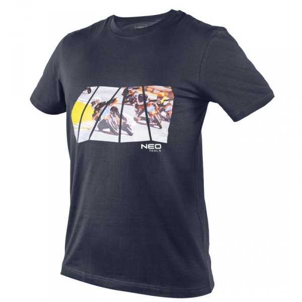 T-shirt z nadrukiem, motor, rozmiar S