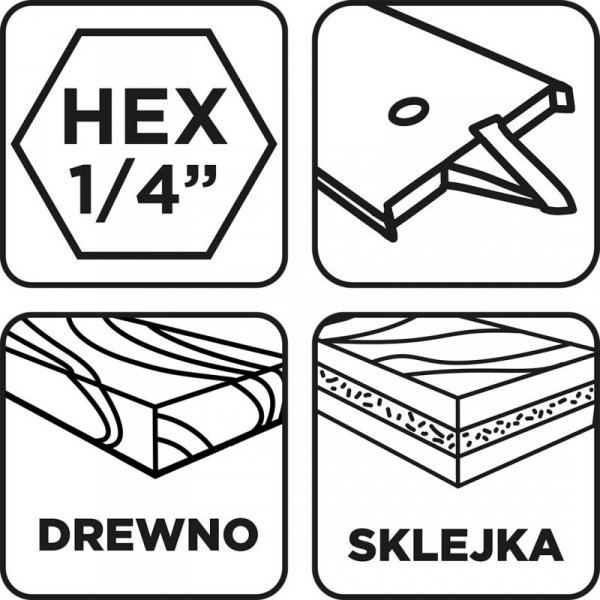 Wiertło do drewna łopatkowe, 30 x 152 mm